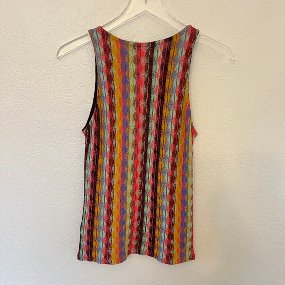 Aldomartins Anthropologie Women's Marbella Knit Tank Top M Nouveau Stripe - Picture 6 of 10